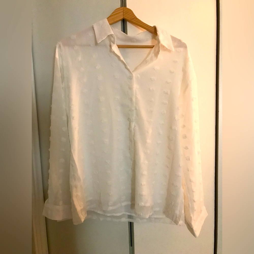 White Collared Shirt